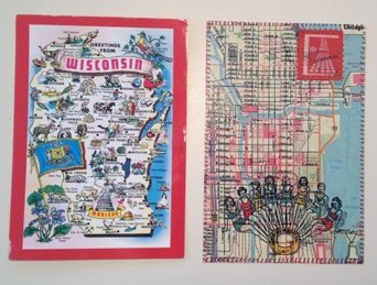 Postcards: Wisconsin and Illinois